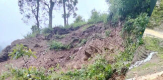 रसुवाको डिखेत गाउँ जोखिममा — संरक्षणका लागि तत्काल पहल गर्न स्थानीयको माग